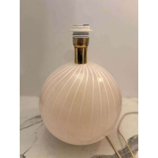 Pink Vintage Murano Table Lamp by Da Vinci, 1980s For Sale - Image 8 of 13