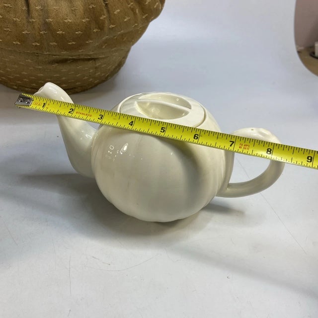 Early 21st Century Vintage Rare Dutch Tea Brocade Carriage Caddy a Teapot & Metal Footed Cozy - 3 Pc Set For Sale - Image 5 of 12