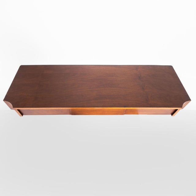 1970s Suspended Wooden Console from Acerbis, 1970s For Sale - Image 5 of 7