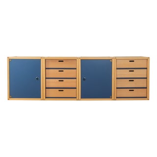 Vintage Chest of Drawers from Flötotto, Set of 4 For Sale