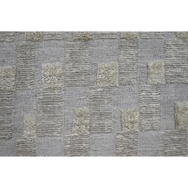 Modern Handmade Modern Design Wool Rug. 9' X 12' For Sale - Image 3 of 3