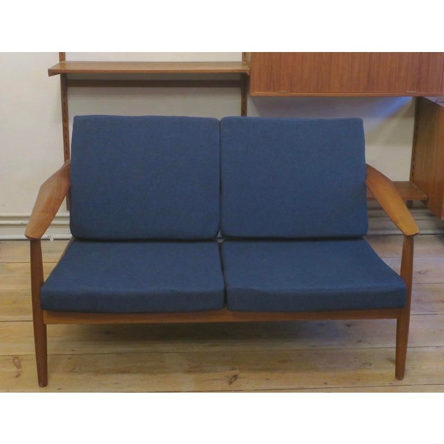 FD 164 Two-Seater Sofa in Teak by Arne Vodder for France and Son, 1960s For Sale - Image 9 of 9