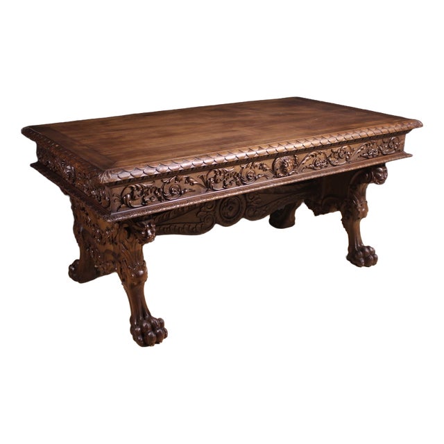 Vintage Tuscan Table in Wood, 1950 For Sale
