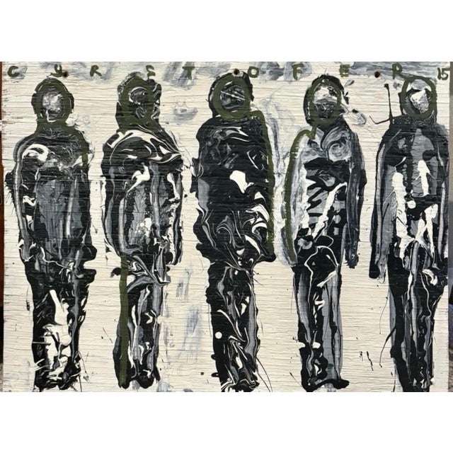 2000 - 2009 Figurative Abstract Painting by Christopher Shoemaker For Sale - Image 5 of 9