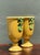 Vintage Italian Pedestal Ceramic Vases With Bow Detail For Sale - Image 4 of 12