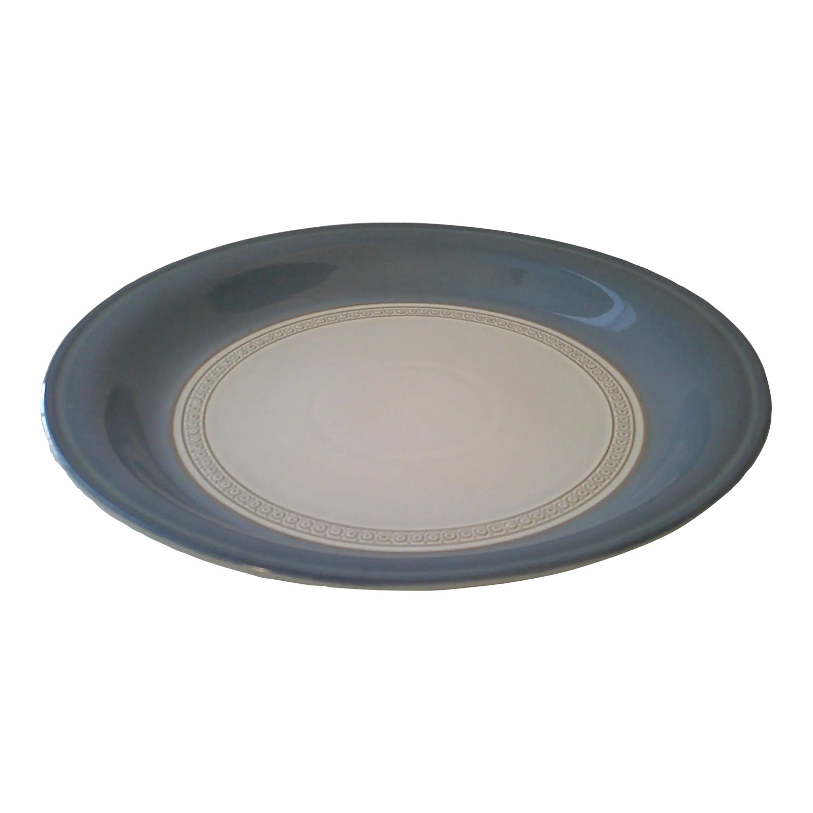 Late 20th Century Castile Round Chop Plate | Chairish