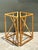 Wood Vintage Wrapped Rattan Dining Table Pedestal For Sale - Image 7 of 16