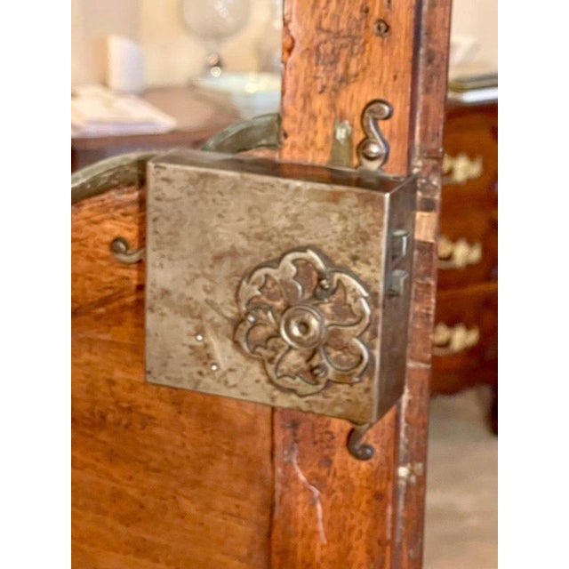 Brown Regency / Louis XIV Showcase Wardrobe For Sale - Image 8 of 12