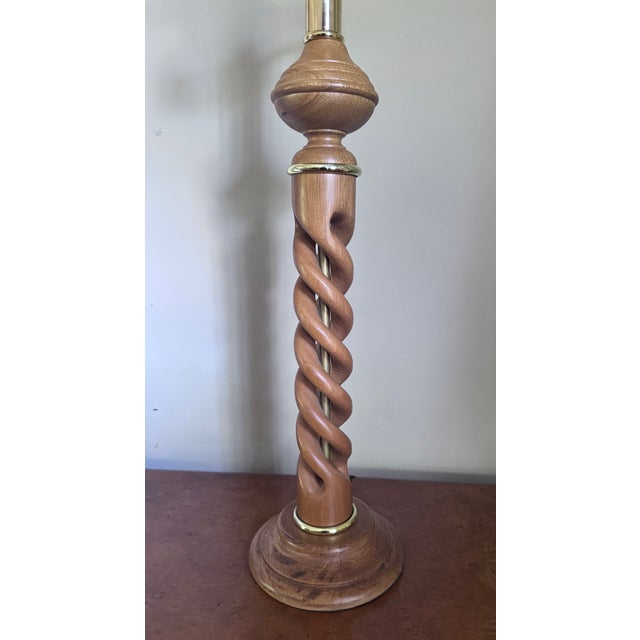 MCM James Mont Carved Helix Lamp for Frederick Cooper For Sale - Image 12 of 15