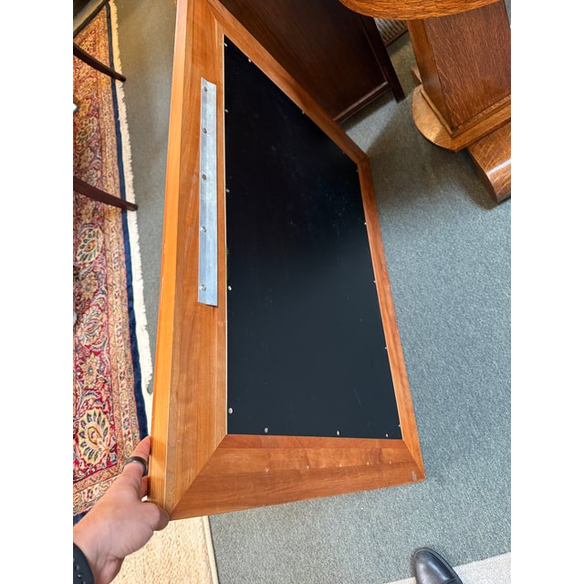 2020s Contemporary Cherry Wood Wall Mirror For Sale - Image 5 of 12