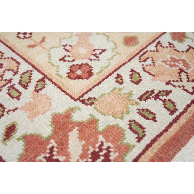 Oushak Rug 4'1'' X 6'1'' For Sale - Image 4 of 9