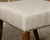 Pair of English 19th Century Oak Stools with Saber Legs and Custom Upholstery For Sale - Image 12 of 12