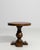 Oak Pedestal Coffee Table in Original Patina, Antique, Belgium, Circa 1970 For Sale
