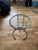 1970s Vintage Italian Chrome & Glass Side Table, Space Age, Circa 1970s For Sale - Image 5 of 5