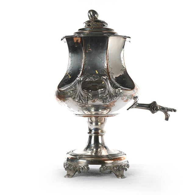 Silver Samovar, in Very Good conditions. This piece is designed in the style of the selected designer and/or manufacturer