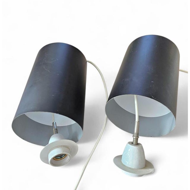 Cylinder Pendant Lamps by Eila & John Meiling for Louis Poulsen, 1967, Set of 2 For Sale - Image 10 of 10