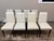 Design Plus Gallery presents a Set of Eight Classic Dining Side Chairs Roberto Lazzeroni for Ceccotti Collezioni. The...