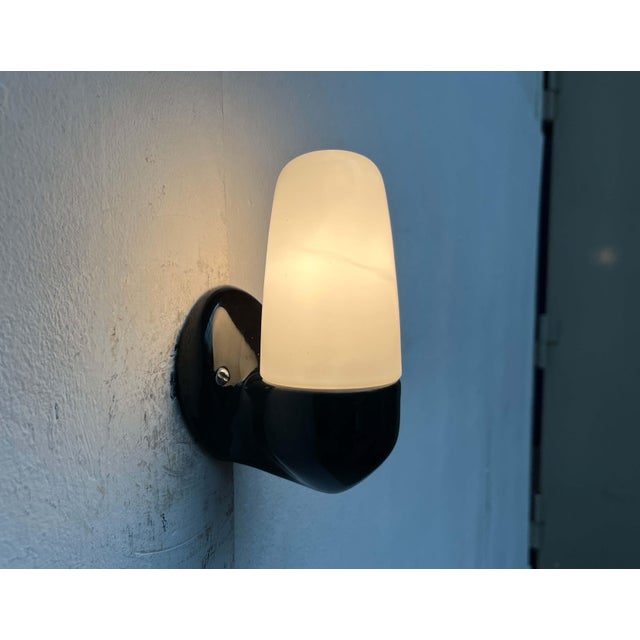 Mid-Century Modern Mid-Century Modern German Ceramic 6067 Sconce by Wilhelm Wagenfeld for Lindner, 1950s For Sale - Image 3 of 18