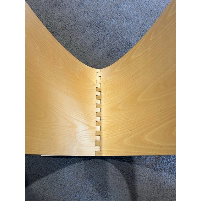 Wood Herman Miller Tan Wood "Capelli" Stool For Sale - Image 7 of 8