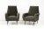 Dark Gray 1950's Mid-Century Modern Italian Lounge Chairs With Donghia Mohair Upholstery - a Pair For Sale - Image 8 of 11
