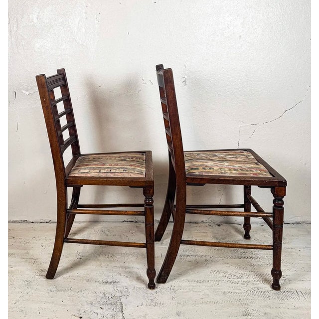 Late 19th Century Aesthetic Movement Dining Chairs, Set of 6 For Sale - Image 15 of 18