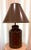 Louis Vuitton Hand Painted Tole Lamp and Shade For Sale - Image 4 of 12