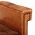 Brown Circa 1920 Art Deco Modular Cognac Leather Chaise Lounge With Velvet Cushions For Sale - Image 8 of 8