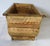 Vintage Rectangular Hammered Brass Planter For Sale In Milwaukee - Image 6 of 8