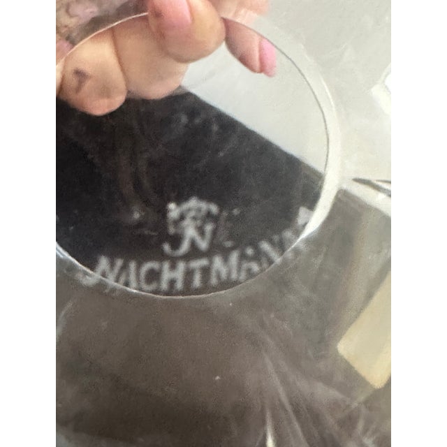 1960s Nachtmann Germany Bleikristall 24% Lead Crystal 6"h Bowl Vase For Sale - Image 13 of 18