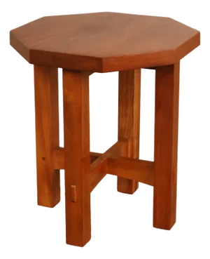 Stickley Mission Collection Cherry Octagonal Tabouret