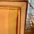 Baker Striped Chair Antiqued and gilded wood frame with muted neutral striped fabric. 24.75” x 28.25” d x 40” h Seat 18.5...