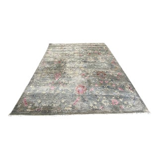 9ft X 12ft Loloi Giada Jardin Area Rug, Lagoon Multi For Sale