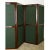 English 19th Century Mahogany and Fabric Folding Screen Room Partition For Sale - Image 11 of 12