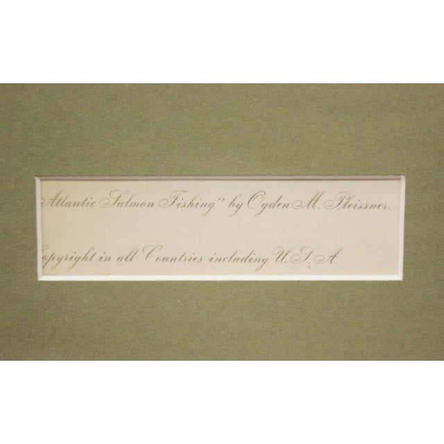 Mid 20th Century "Atlantic Salmon Fishing" Print by Ogden M Pleissner For Sale - Image 5 of 11