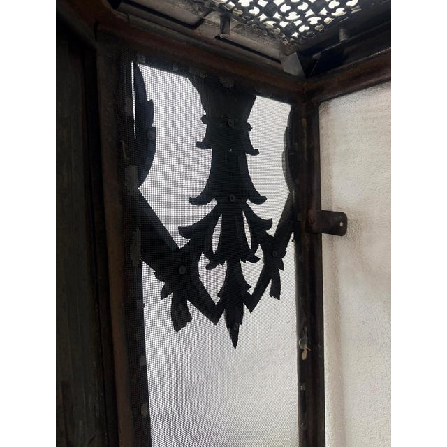 Brass Corner Fireplace Screen attributed to Dagobert Peche, 1890s For Sale - Image 12 of 16