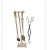 This is a vintage duck head themed fireplace 6 piece tool set. Figurative duck heads shape the handles of the classic...