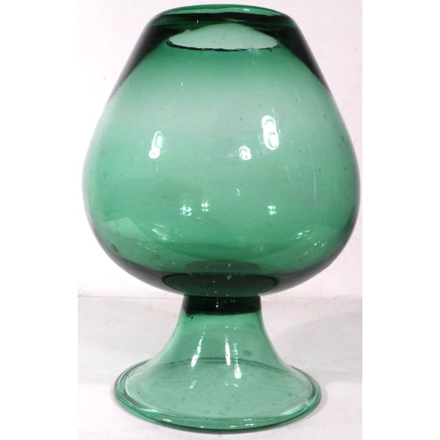 Empoli Mid 20th Century Empoli Chalace Vase For Sale - Image 4 of 13