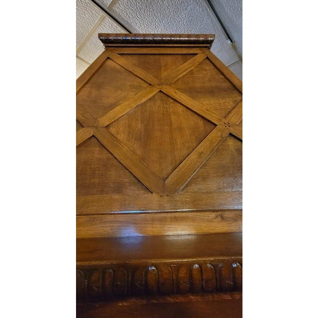 19th Century Architectural Fireplace in Wood For Sale - Image 3 of 6
