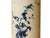 Chinese Distressed White Porcelain Blue Flower Bird Graphic Holder Vase For Sale In San Francisco - Image 6 of 9