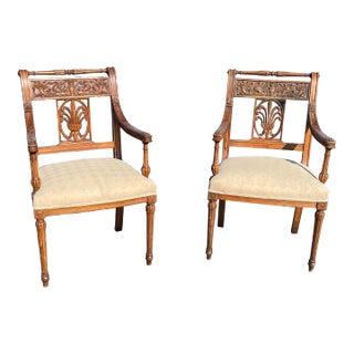 Pair of Antique French Directoire Chairs For Sale