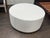 White Williams Sonoma Tropea Fluted Round Coffee Table For Sale - Image 8 of 12