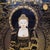 Late 20th Century Large Cloisonné-Style Porcelain Thangka Plaque of Shakyamuni Buddha in Wood Frame For Sale In Los Angeles - Image 6 of 9