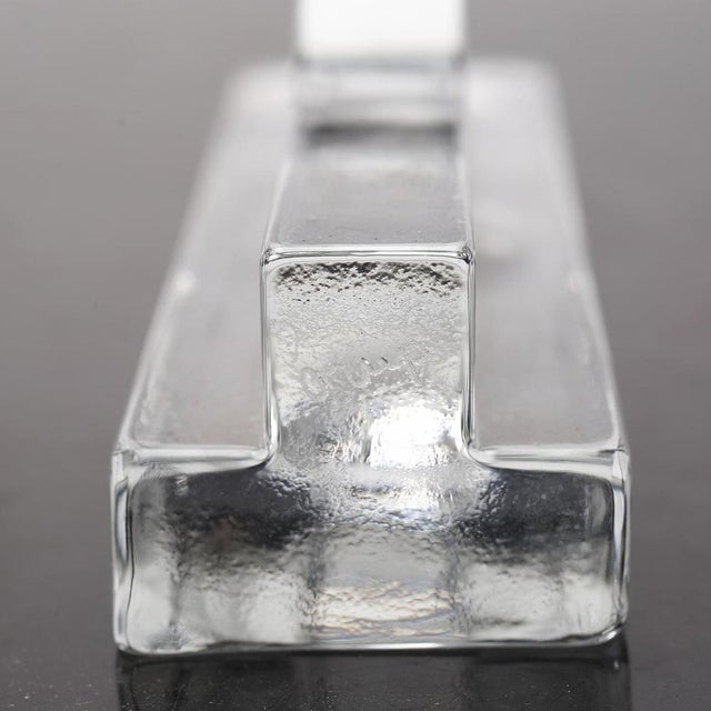 Scandinavian Modern Glass Sculpture by Bengt Orup for Johansfors Glasbruk, 1960s For Sale - Image 6 of 8