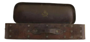 English Leather Binocular Case by F Ltd 1943