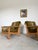 Henning Kjærnulf Danish Oak Lounge Chairs Original Wool Upholstery For Sale - Image 12 of 18