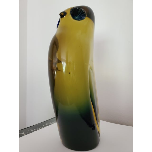 1960s Mid Century Modern Italian Murano Style Owl For Sale - Image 4 of 11