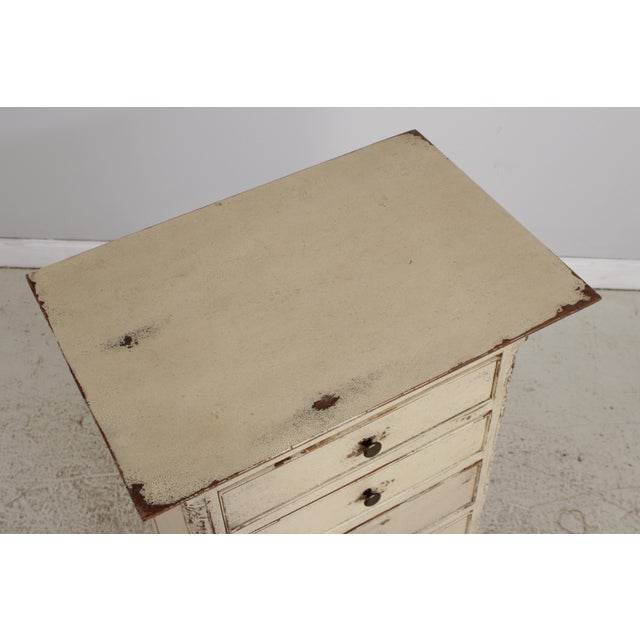 Habersham Plantation 7 Drawer Painted Lingerie Chest For Sale - Image 9 of 13