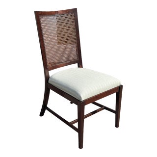 Dessin Fournir Regency Style Mahogany Cane Back Dining Chair For Sale