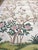 Chinoiserie Hand-Painted Magnolia & Peony Wallpaper Panels, Set of 4 For Sale - Image 4 of 8