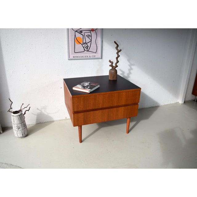 Mid-Century Modern Vintage Teak Chest of Drawers, 1960s For Sale - Image 3 of 7